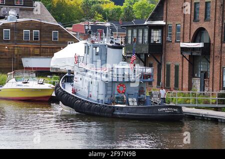 Szenen entlang des Hudson River in und um Kingston , New York.USA Stockfoto