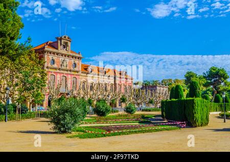 Parlament de Catalunya in Barcelona, Spanien Stockfoto