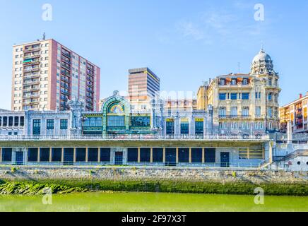 Bahnhof Abando Indalecio Prieto in Bilbao, Spanien Stockfoto