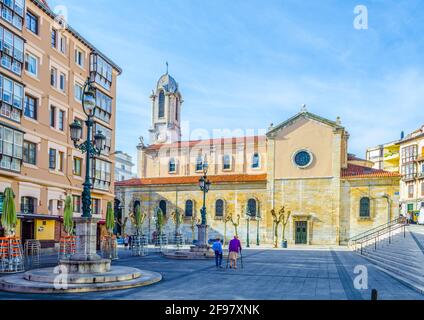 iglesia parroquial de santa lucia in Santander, Spanien Stockfoto