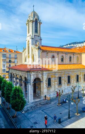 iglesia parroquial de santa lucia in Santander, Spanien Stockfoto