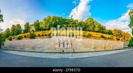 Mauer der Reformatoren in der schweizer Stadt Genf Stockfoto