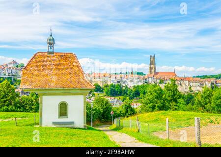 Eine Kapelle in Freiburg, Schweiz Stockfoto