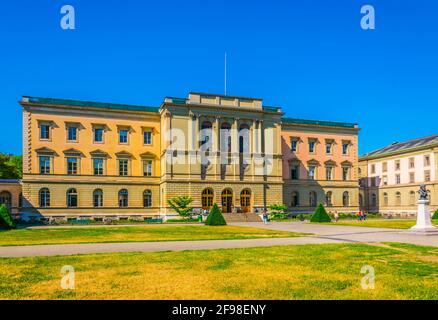 Gebäude der Universität Genf in der Schweiz Stockfoto