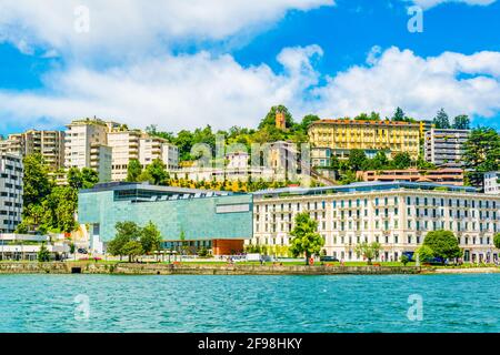 LAC Lugano Arte e Cultura, ein Kulturzentrum in der Schweizer Stadt Lugano Stockfoto