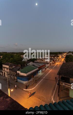 Abendstimmung in Niquero, Granma, Kuba Stockfoto