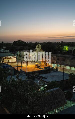 Abendstimmung in Niquero, Granma, Kuba Stockfoto