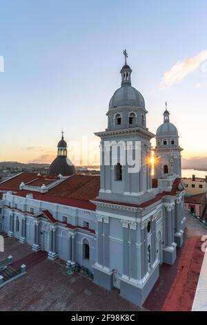 Catedral Basílica de Nuestra Señora de la Asunción in Santiago de Cuba, Kuba Stockfoto