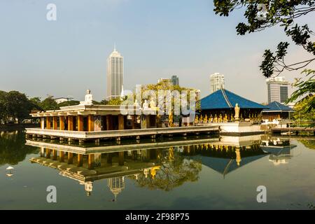 Sri Lanka, Colombo, Sima Malaka Tempel Stockfoto