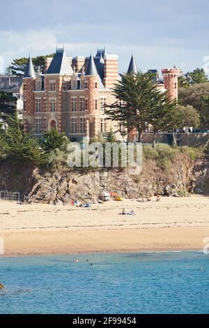 Château du Nessay in der Nähe von Saint Briac sur Mer - Bretagne, Ille-et-Vilaine, Frankreich Stockfoto