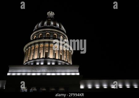 Kuppel des Kapitols im Stadtteil Centro, Provinz Havanna, Kuba Stockfoto