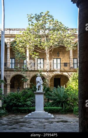 Stadtmuseum von Havanna, Palacio de los Capitanes Generales in der Altstadt, Provinz Havanna, Kuba Stockfoto