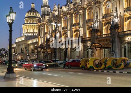 Nationaltheater von Havanna im Stadtteil Centro, Provinz Havanna, Kuba Stockfoto