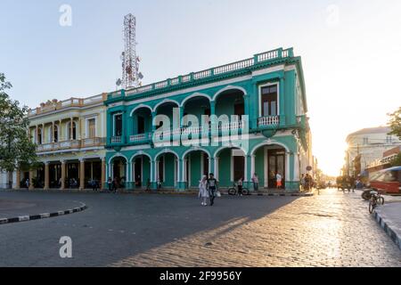 Parque Leoncio Vidal, Park mit Handelszentrum, Santa Clara, Kuba Stockfoto