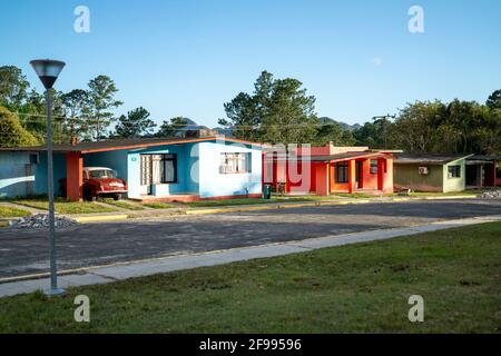 Staatliches Apartmenthotel im Nationalpark Topes de Collantes, Provinz Sancti Spiritus, Kuba Stockfoto