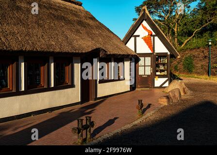 Dorfeindruck, Vitt, Kap Arkona, Insel Rügen Stockfoto