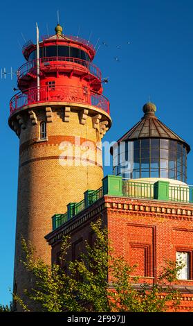 Schinkelturm und neuer Leuchtturm, Kap Arkona, Insel Rügen Stockfoto