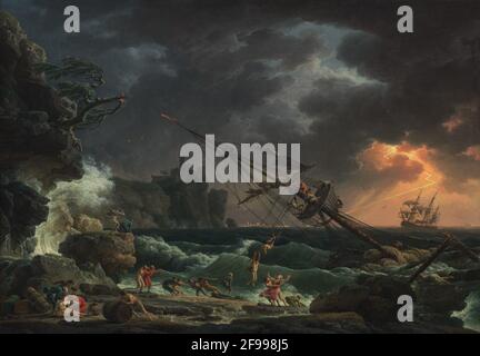 The Shipwreck, 1772. Stockfoto