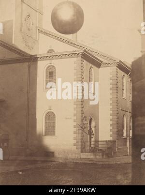 Brattle Square Church, 1850er Jahre. Stockfoto