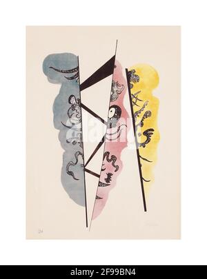 Kunst von Wassily Kandinsky. 1934. Stockfoto