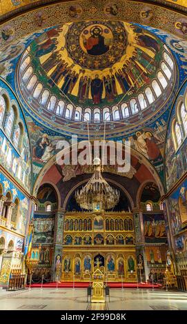 Kirche der heiligen Apostel Peter und Paul, Rumänisch-Orthodoxe Kirche, Hermannstadt (Sibiu), Siebenbürgen, Rumänien Stockfoto