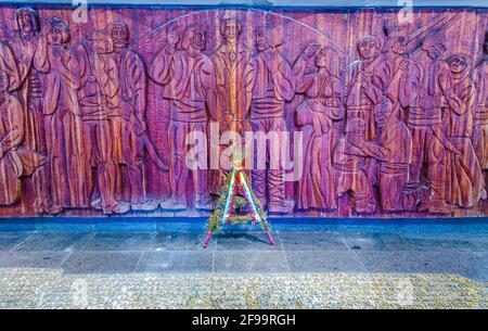 RUSE, BULGARIEN, 11. AUGUST 2014: Innenansicht des Pantheons der Nationalhelden in Ruse, Bulgarien Stockfoto