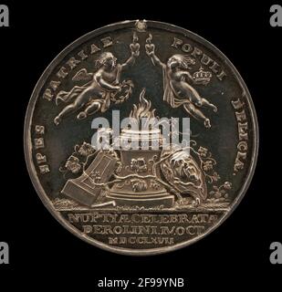 Heiratsaltar [Rückseite], 1767. Stockfoto