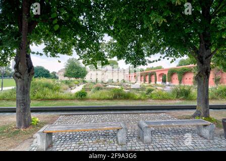 Reduit Tilly, Staatsfestung, Befestigung, Stadtmauer, alt, Geschichte, Architektur, Ingolstadt, Bayern, Deutschland, Europa Stockfoto