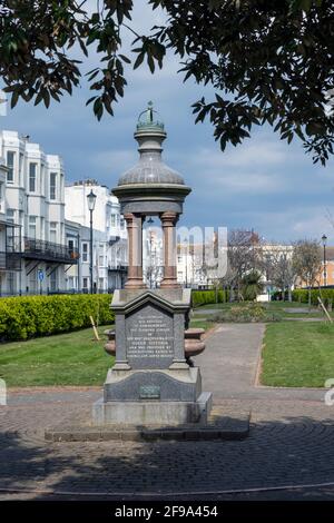 Steyne Square und Jubilee Fountain, Bognor Regis, West Sussex, England, Großbritannien Stockfoto