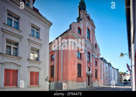 Asamkirche, St. Maria de Victoria Kirche, Barock, Hausfassade, alt, historisch, Architektur, Ingolstadt, Bayern, Deutschland, Europa Stockfoto