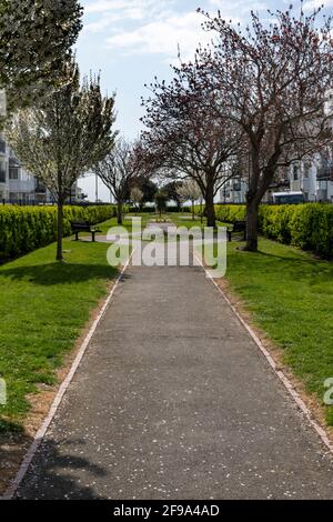 Steyne Gardens, Bognor Regis, West Sussex, England, Großbritannien Stockfoto