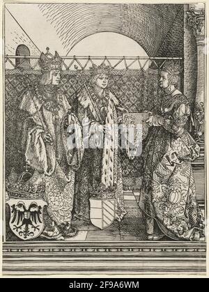 Die Verlobung des Schönen Philippus mit Jeanne von Kastilien, 1515. Stockfoto