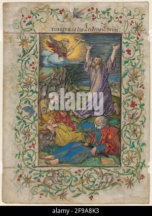 Christus auf dem Ölberg, 1508 und 1580. Stockfoto