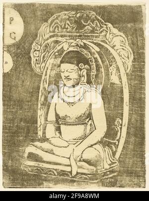 Bouddha (Buddha), in oder nach 1895. Stockfoto