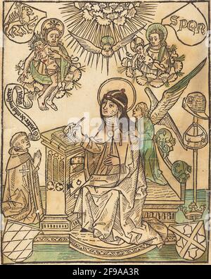 Saint Bridget, c. 1480. Stockfoto