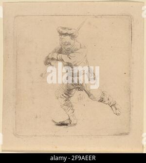 The Skater, c. 1639. Stockfoto