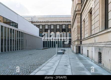 Berlin, Mitte, Museumsinsel, Pergamonmuseum, James-Simon-Galerie Stockfoto