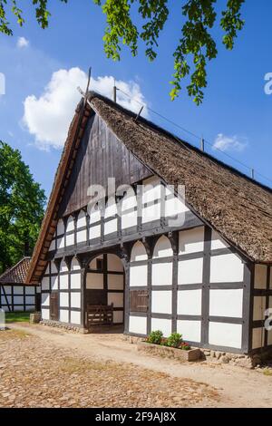 Museumshof Rahden, Freilichtmuseum, Rahden, Ostwestfalen-Lippe, Nordrhein-Westfalen, Deutschland, Europa Stockfoto