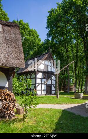 Museumshof Rahden, Freilichtmuseum, Rahden, Ostwestfalen-Lippe, Nordrhein-Westfalen, Deutschland, Europa Stockfoto