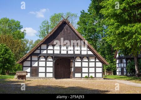 Museumshof Rahden, Freilichtmuseum, Rahden, Ostwestfalen-Lippe, Nordrhein-Westfalen, Deutschland, Europa Stockfoto