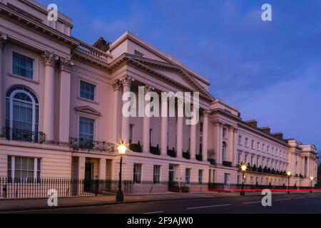 England, London, Regent's Park, Cornwall Terrace Mews Stockfoto