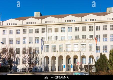 Wien, ehemalige Hochschule für Welthandel, heute Universität Wien - Institut für Klassische Archäologie (Universität Wien - Institut für Klassische Archäologie) im Jahr 19. Döbling, Wien, Österreich Stockfoto