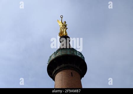 Siegesäule - Siegessäule - Schlacht von Fehrbellin - Stockfoto