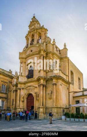 RAGUSA, ITALIEN, 26. APRIL 2017: Chiesa di san giuseppe in Ragusa, Sizilien, Italien Stockfoto