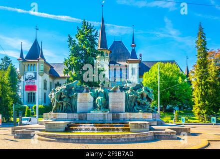 BERN, SCHWEIZ, 17. JULI 2017: Historisches Museum und Einstein-Museum in Bern, Schweiz Stockfoto