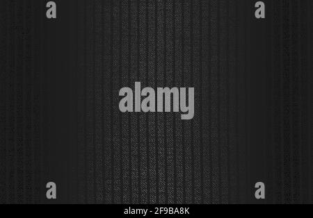 Luxus schwarz Metall Gradienten Hintergrund mit distressed Stoff, textile Textur. Vektorgrafik Stock Vektor