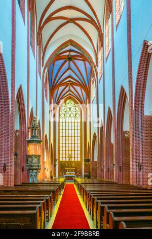 BRESLAU, POLEN, 28. MAI 2017: Innenraum der St. Maria Magdalena Kirche in Breslau, Polen Stockfoto