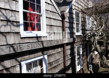 Stony Brook Grist Mill Long Island New York Stockfoto