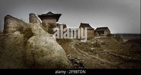 Yu Landkreis in der Provinz hebei Fort mizar Wohnhäuser im lokalen Stil Stockfoto