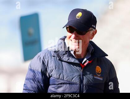 Twickenham Stoop, London, Großbritannien. April 2021. Englische Premiership Rugby, Harlequins versus Worcester Warriors; Mr Solomons of Worcester Warriors Credit: Action Plus Sports/Alamy Live News Stockfoto